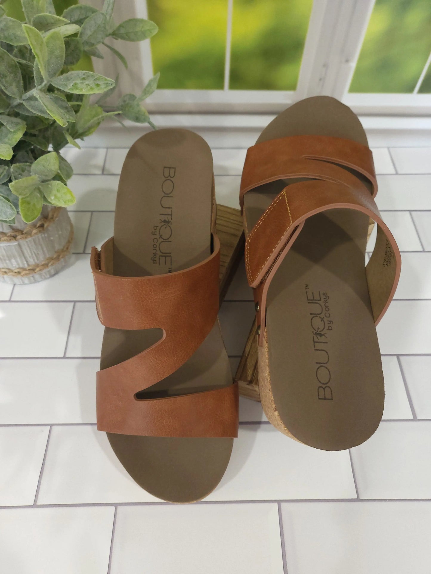 Cognac Slip On Clearance - NO RETURNS Corky's