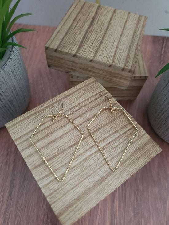 Etched Gold Hoops Urbanista