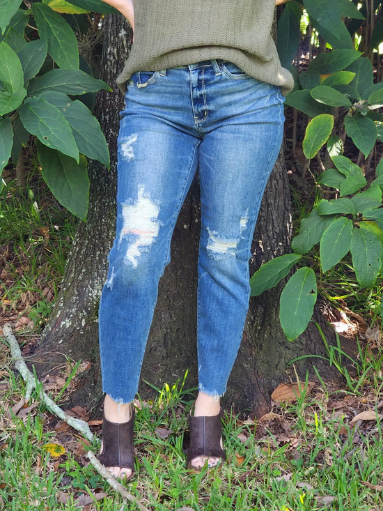 JB Destroyed Relaxed - NO RETURNS Clearance Judy Blue