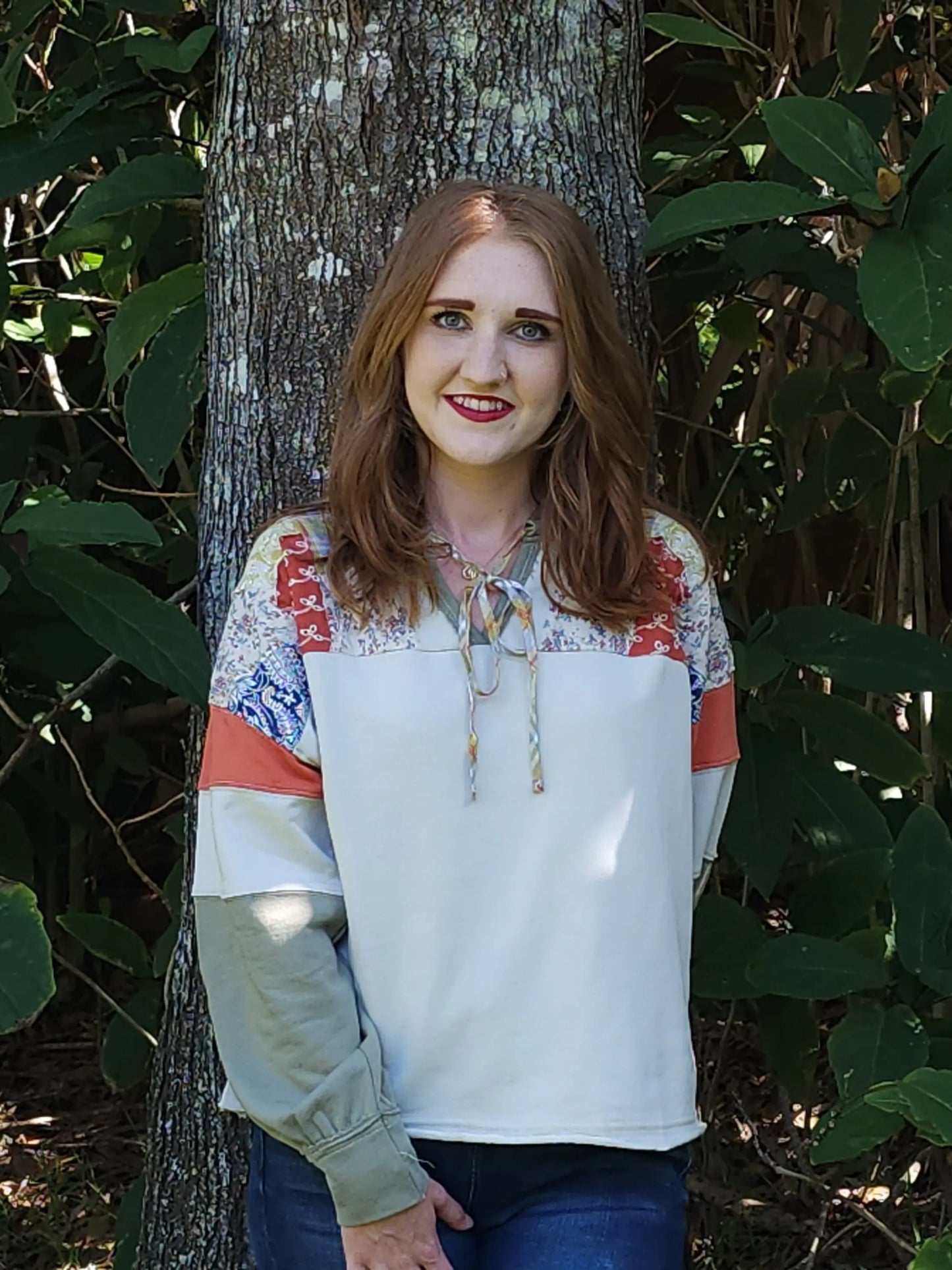 Multi print sweatshirt Easel