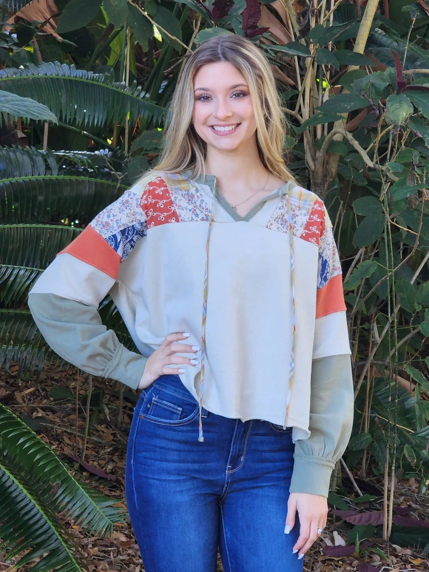 Multi print sweatshirt Easel