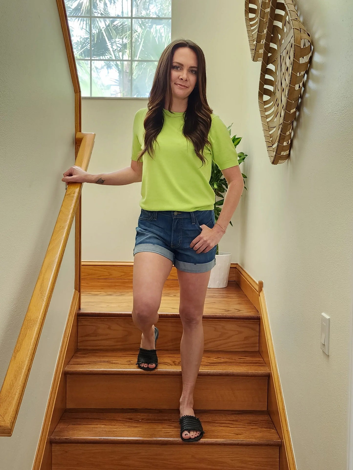 Lime Sweater NO RETURNS Clearance Staccato